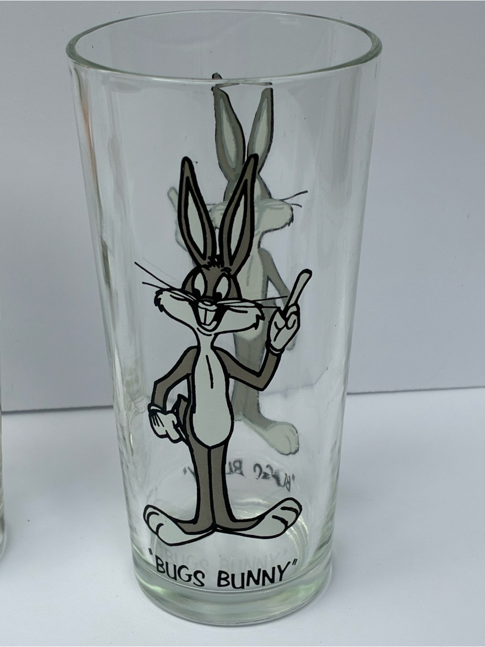 Vintage 1973 Pepsi Looney Tunes Bugs Bunny Elmer Fudd Glasses Set - Picture 3 of 13